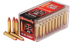 Hornady Varmint, 22 WMR, 30 grain, V‑Max, 50/box