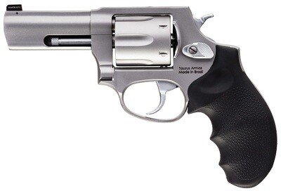 Taurus 856 Defender, 38 Special, 3" Barrel, Fixed Night Sights, Hogue Grip, Stainless, 6‑rd