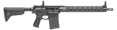 Saint Victor, 308, 16" Barrel, Flip Up Sights, 6‑Position Stock, Black, 20‑rd PMAG