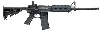 Smith &amp; Wesson M&amp;P15 Sport II, 5.56 NATO, 16&quot;, Folding Rear Sight, MOE M‑Lok Handguard, Black, 30‑rd
