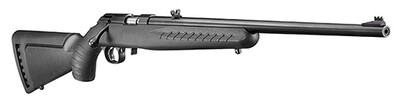Ruger American Rimfire, 22 WMR, 22" Barrel, Fiber Optic Sights, Black Syn, Modular Stock, 9‑rd