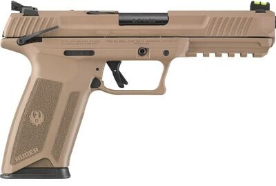 RUGER 57 DAVIDSON'S DARK EARTH 5.7X28MM 4.94'' 20-RD SEMI-AUTO PISTOL