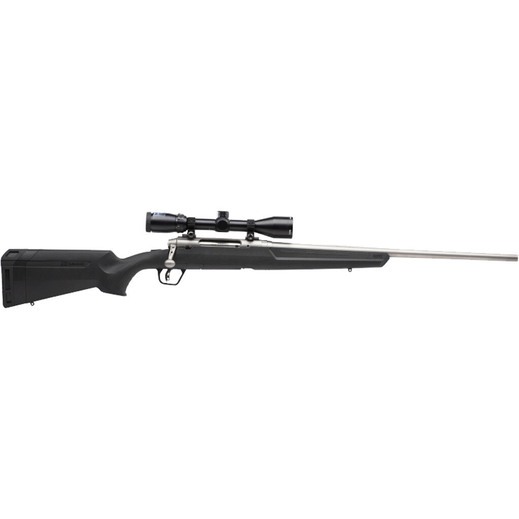 SAVAGE AXIS II XP PACKAGE RIFLE 6.5 CREEDMOOR 22 IN. BLACK/STAINLESS W/ SCOPE RH