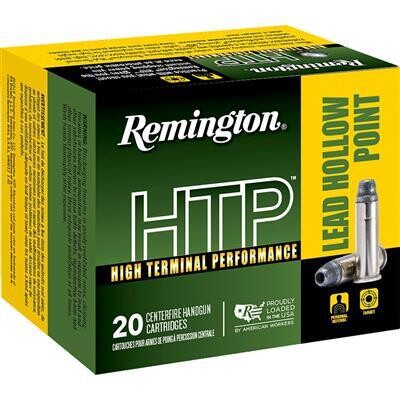 Remington High Terminal Performance, 38 Special +P, 158 grain, Lead Hollow Point, 20/box