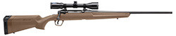 Savage Axis II XP, 308 Win, 22" Barrel, Bushnell Banner 3‑9x40 Scope, Black/FDE, DBM, 4‑rd