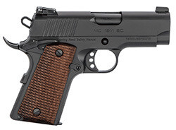 EAA Girsan 1911 Officer, 45 ACP, 3.4&quot; Barrel,Adj Sights, Blued, Check Frame Grips, 8+1rd