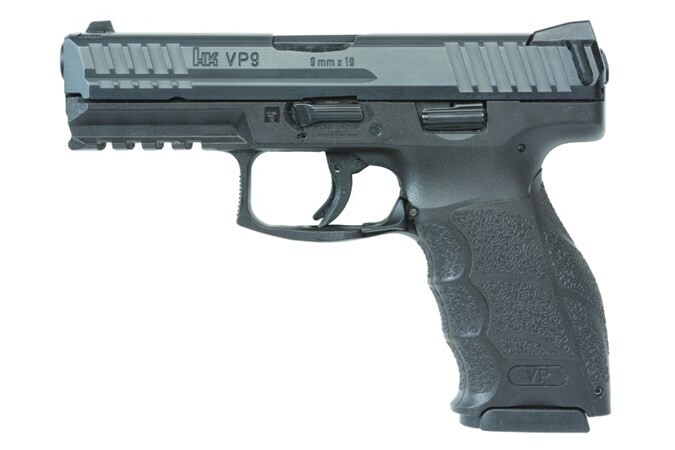 Heckler &amp; Koch VP9, 9mmx19, 4.09" Barrel, 3‑Dot Luminous Sights, Black, 2 17‑rd Mags