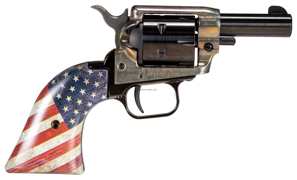 Heritage - Heritage BarKeep,22LR,2" Barrel,Fixed Sights, 6-Round,ColorCase/Blk,USA Flag Grip,Limited