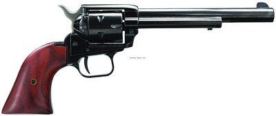 Heritage RR22MB6 Rough Rider Small Bore Revolver 22LR|22WMR Combo, 6.5 in, Cocobolo Grp, 6 Rnd, Std Blued Frame, Std Trgr