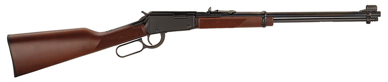 Henry Repeating Arms Lever Action, 22 Mag, 19.25" Barrel, Hooded Front/Adj Rear Sights, Blue/Walnut, 11‑round