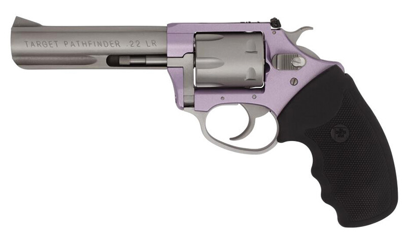Charter Pathfinder Lite, 22LR, 4.2"Barrel, Adjustable Sights, Lavender/Stainless Steel, 6 round