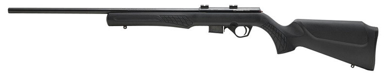 Rossi RB22M, 22 WMR, 21" Barrel, Scope Mounts, Monte Carlo Stock, Black Synthetic, 5‑rd