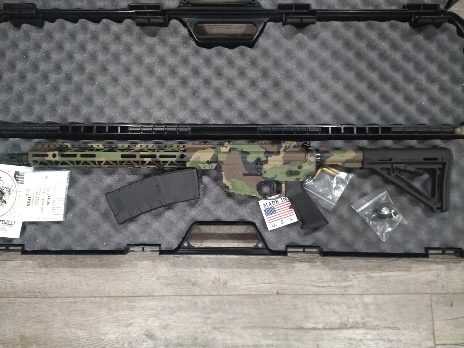 HD Defense Genesis V4 M81 Woodland Camo AR15 5.56/.223