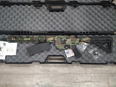 HD Defense Genesis V4 M81 Woodland Camo AR15 5.56/.223