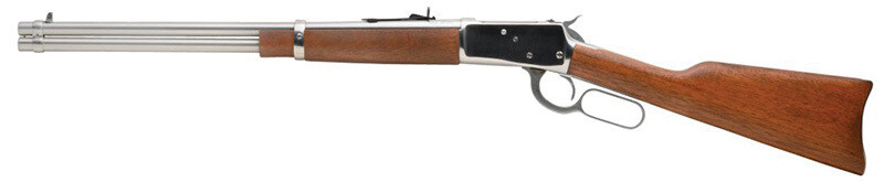 Rossi R92, 357 Mag, 20" Barrel, Adj Buckhorn Sights, Stainless/Hardwood, 10‑rd