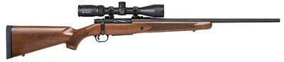 Mossberg &amp; Sons Patriot Vortex Scoped Combo, 243 Win, 22" Fluted Barrel, Blued/Walnut, 5‑rd