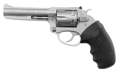 Charter Target Pathfinder, 22LR, 4.2&quot; Barrel, Adjustable Sights, Stainless, 6‑round