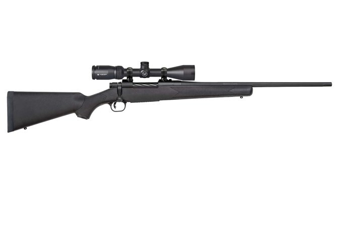 MOSSBERG PATRIOT RIFLE VORTEX SCOPE COMBO RIFLE 7MM-08 REM. 22 IN. SYTHENTIC BLACK