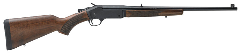 Henry Repeating Arms Single Shot Rifle Steel, 44 Mag/44 Spl, 22" Barrel, Adjustable Sights, Blue/Walnut