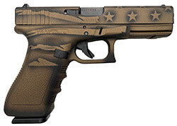 Glock - G17 Battle Worn Bronze Flag 9mm  4.49&quot; brl