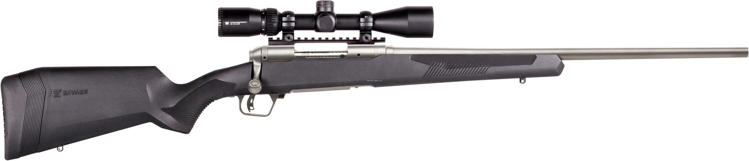Savage 57351 110 Apex Storm XP Bolt Action Rifle 270 Win, 22" Bbl Ss, Blk Syn Lop Stock, 4 Rnd Dm, Vortex Crossfire II 3-9X40, Accu