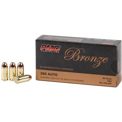 PMC Bronze .380 90gr 50rd 