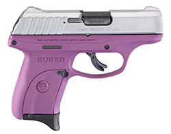 Ruger EC9s, 9mm Luger, 3.12" Barrel, Fixed Sights, Aluminum Cerakote/Purple, 7‑rd