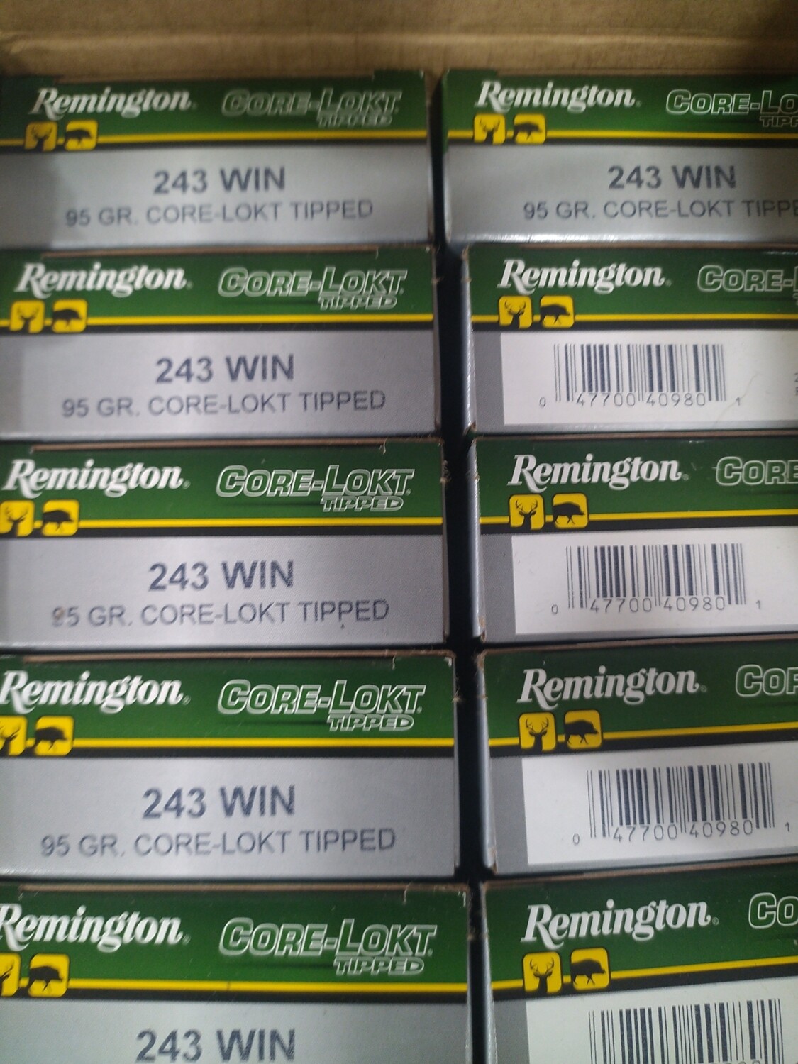 REMINGTON CORE-LOKT TIPPED 243 WIN 95 GRAIN CORE-LOKT TIPPED