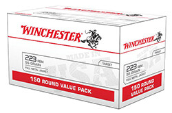 Winchester .223 55gr FMJ 150 rd Rangepack