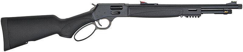 Henry Repeating Arms Big Boy X Model, 45 Colt, 17.4" Barrel, Fiber Optic Sights, Blue/Black Syn, 7‑rd