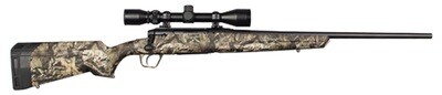 SAVAGE ARMS Axis XP Compact, 7mm-08, 20&quot; Barrel, Weaver 3-9x40 Scope, Mossy Oak BreakUp Camo Synthetic, DBM, 4-Rd