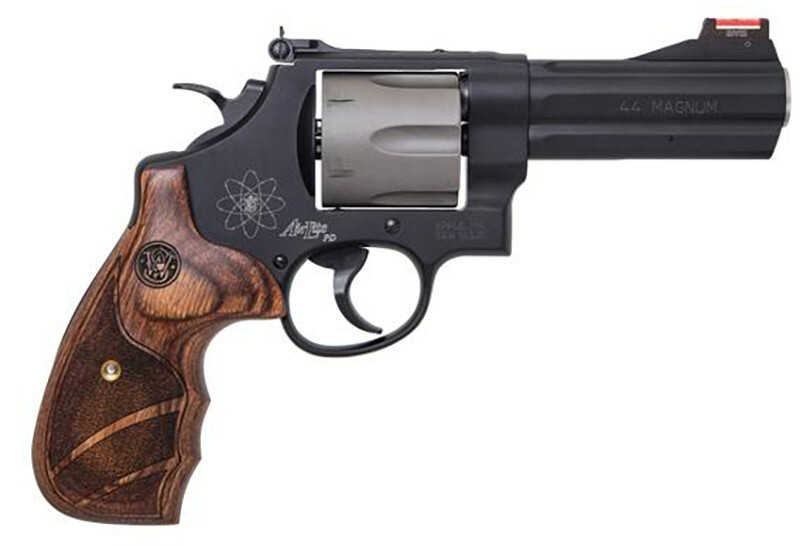SMITH &amp; WESSON Model 329PD Airlite, .44 Magnum, 4.130" Barrel, Hi-Viz Red Dot Sight, Black, 6-Rd