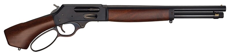 HENRY REPEATING ARMS

Lever Action Axe, .410 Bore, 15.14" Round Barrel, Full Invector, 2.5" Chamber, Blued/Walnut, 5-Rd