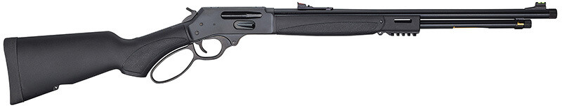HENRY REPEATING ARMS Lever Action X Model .30-30, 21.375" Round Barrel, Fiber Optic Sights, Blued/Black Synthetic, Side Gate, 5-Rd