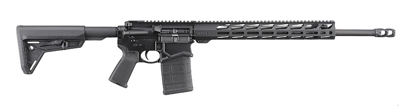 RUGER SFAR, 7.62 NATO, 20.0&quot; Barrel, Collapsible Stock, Free-Float M-LOK Handguard, Optics Rail, Black, 20-Rd