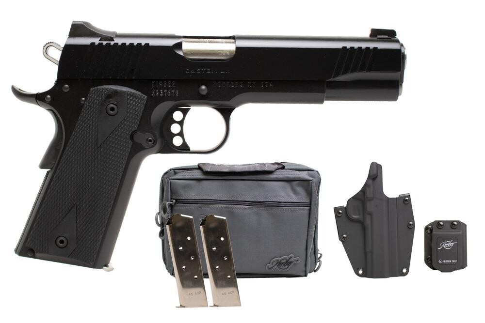 Kimber 1911 Custom LW Combo BUNDLE  .45 ACP 5"