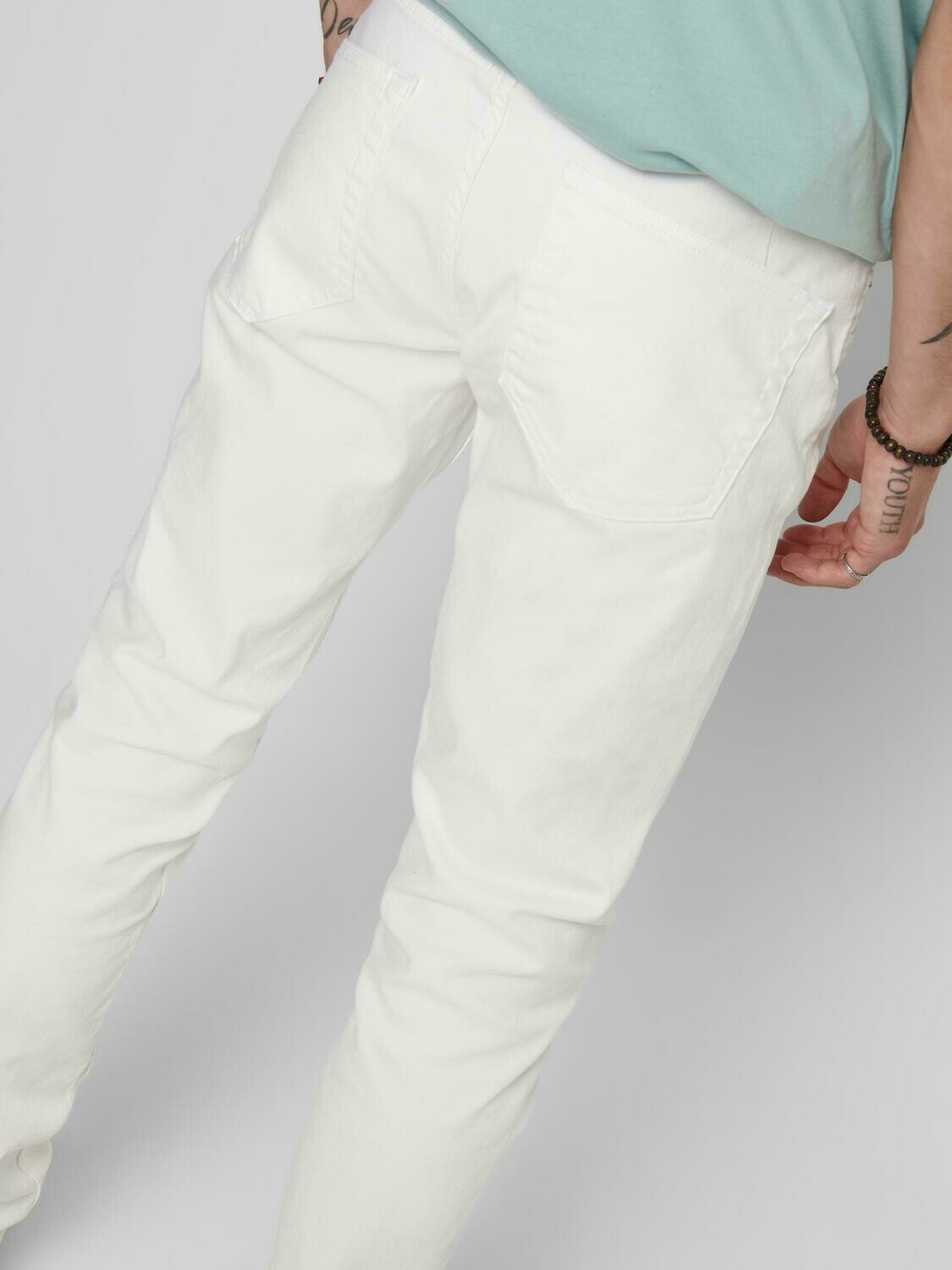 WARP WHITE SKINNY JEANS