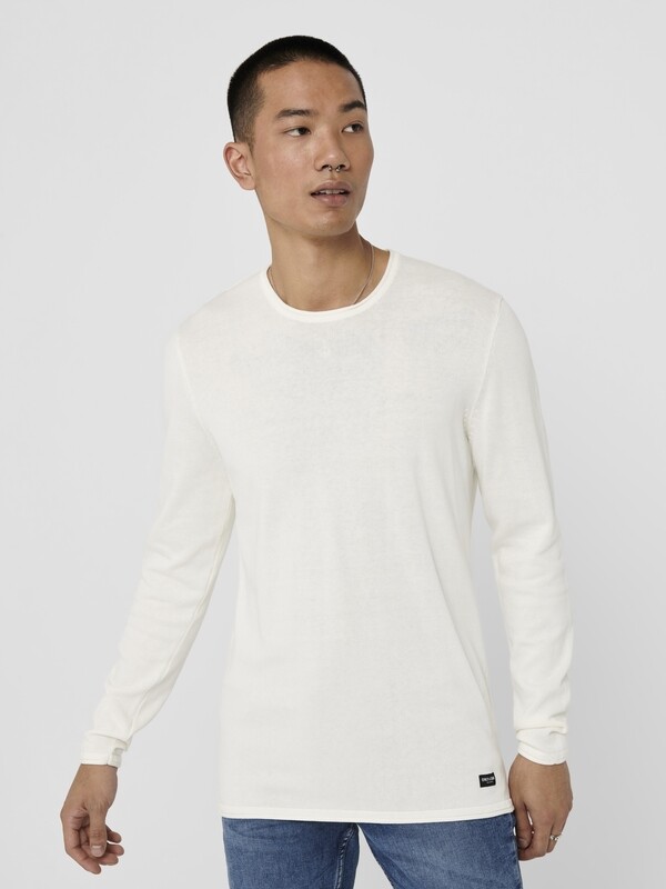 ONSGARSON LIFE 12  WASH CREW KNIT