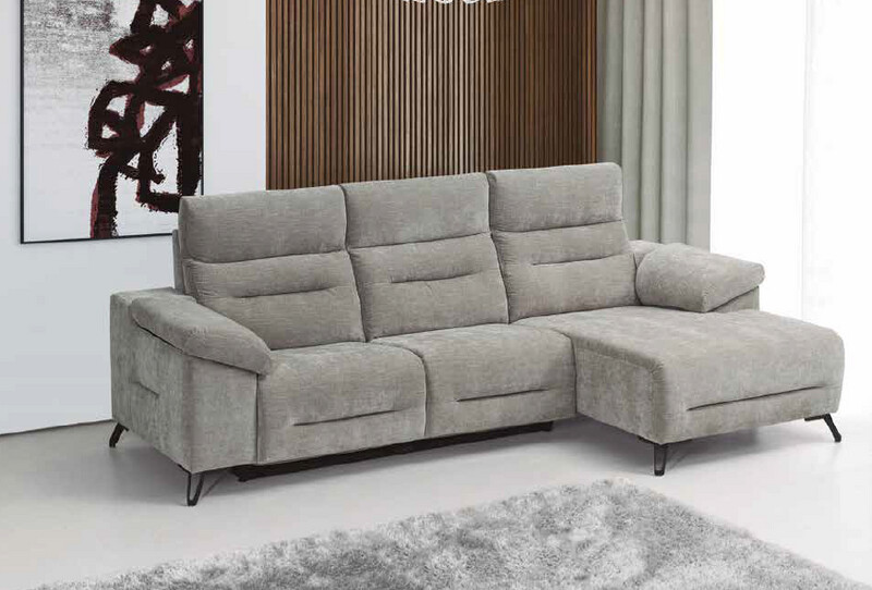 SOFÁ COM CHAISE-LONGUE MODELO DERYL