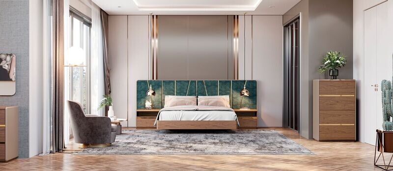 CAMA OZZO COM PAINEIS