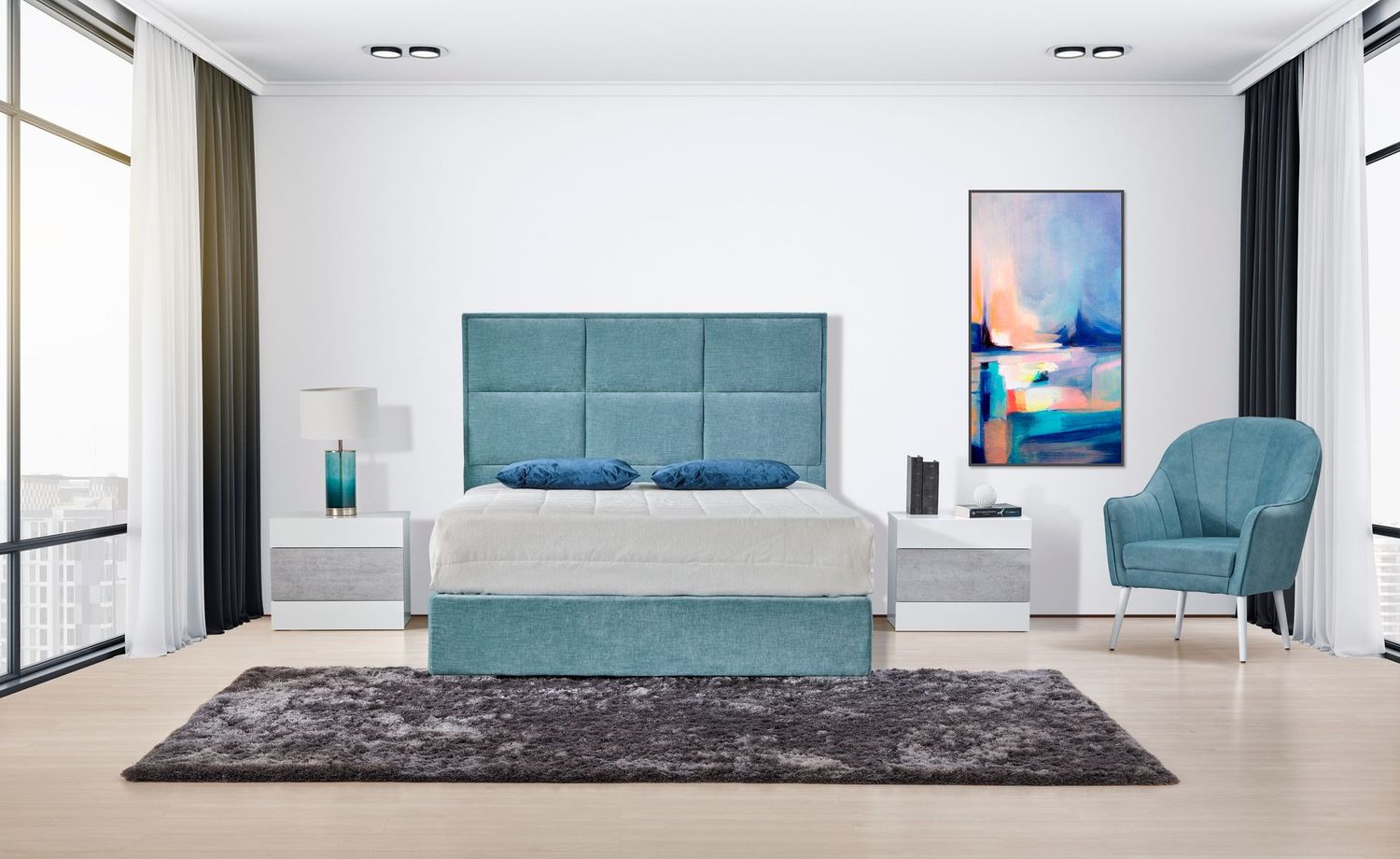 CAMA ESTOFADA SOPHIE