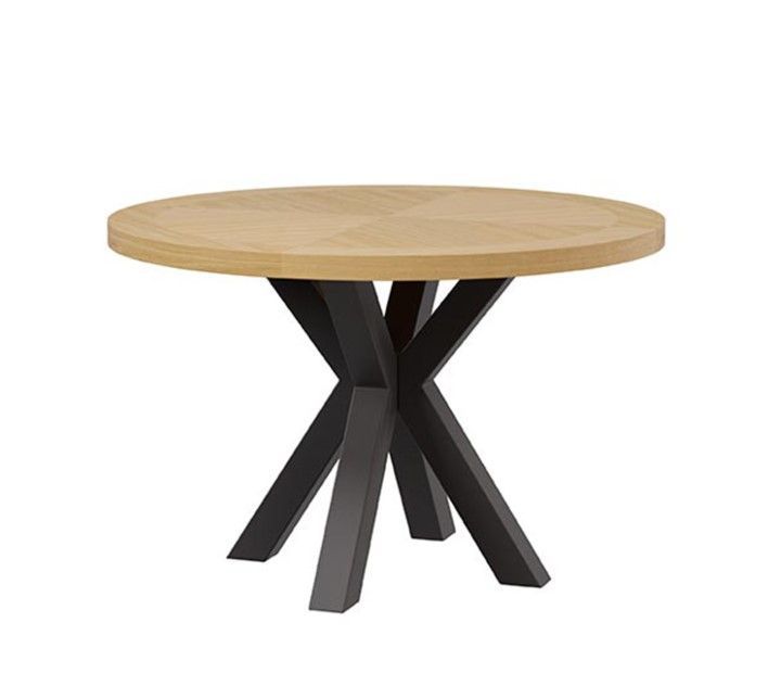 MESA BEVERLY FIXA - CARVALHO/ PRETO