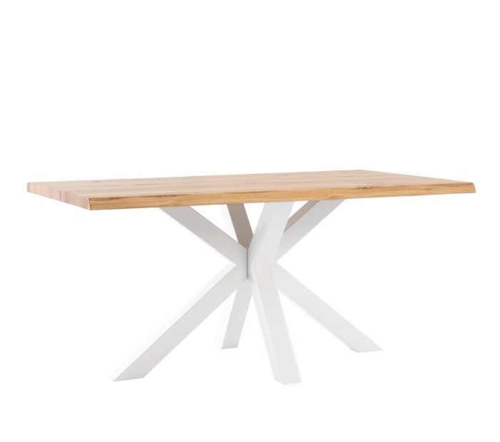 MESA FIXA GRACE - CARVALHO/ BRANCO