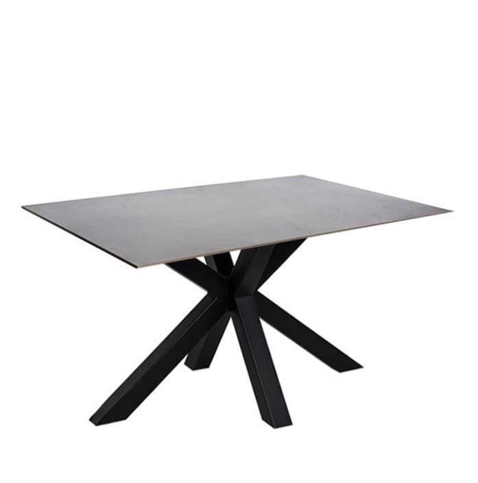 MESA FIXA JOYCE - CINZA/ PRETO