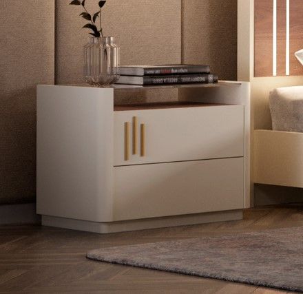 MESA CABECEIRA 2G TAMPO VIDRO MARY II