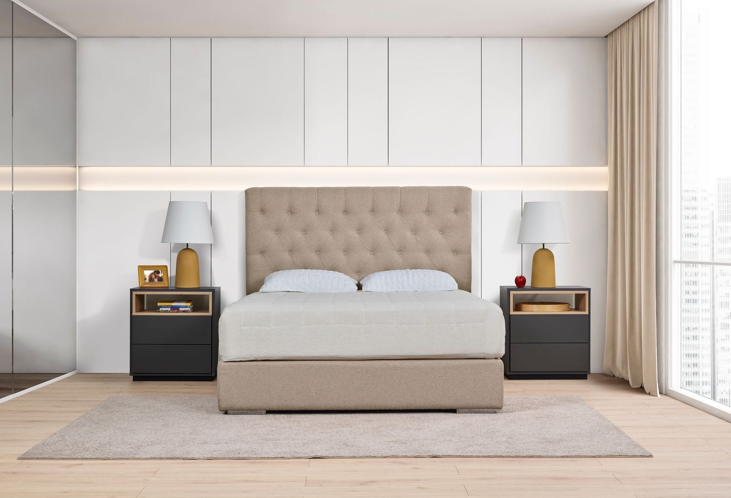 CAMA ESTOFADA MELISSA