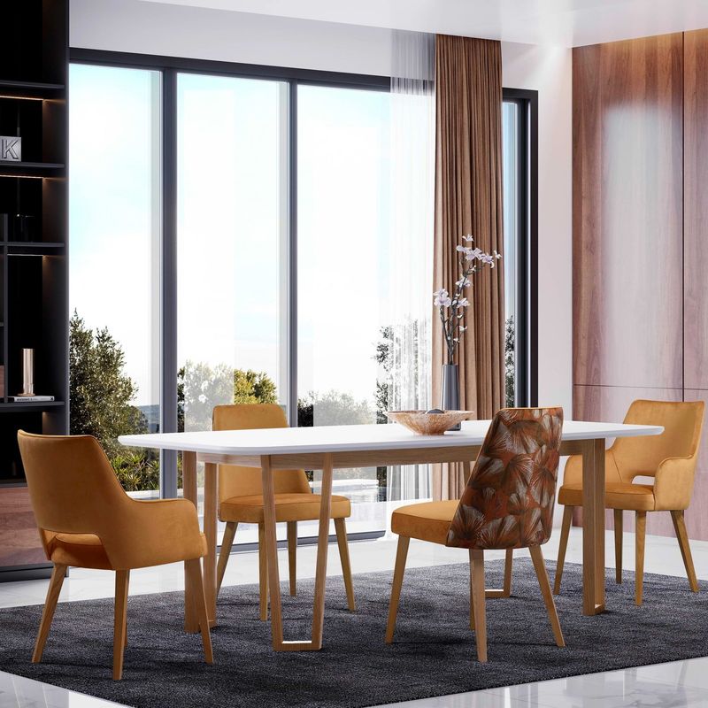 MESA JANTAR EXTENSÍVEL GOLD 903M1