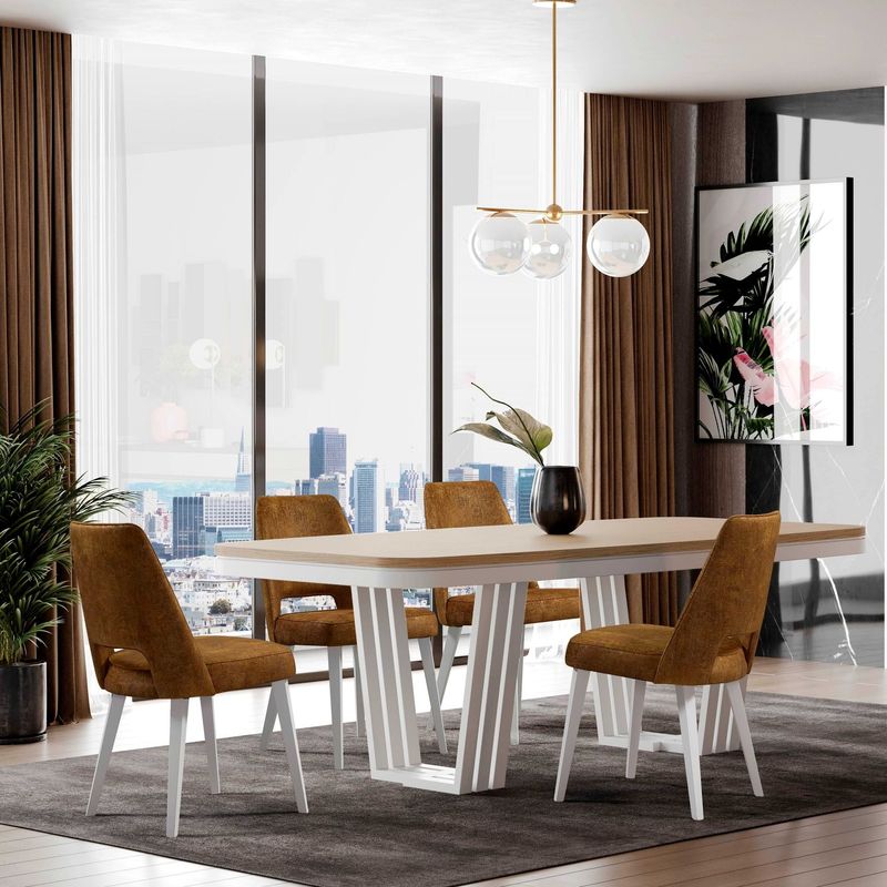 MESA JANTAR EXTENSÍVEL GOLD 903T1