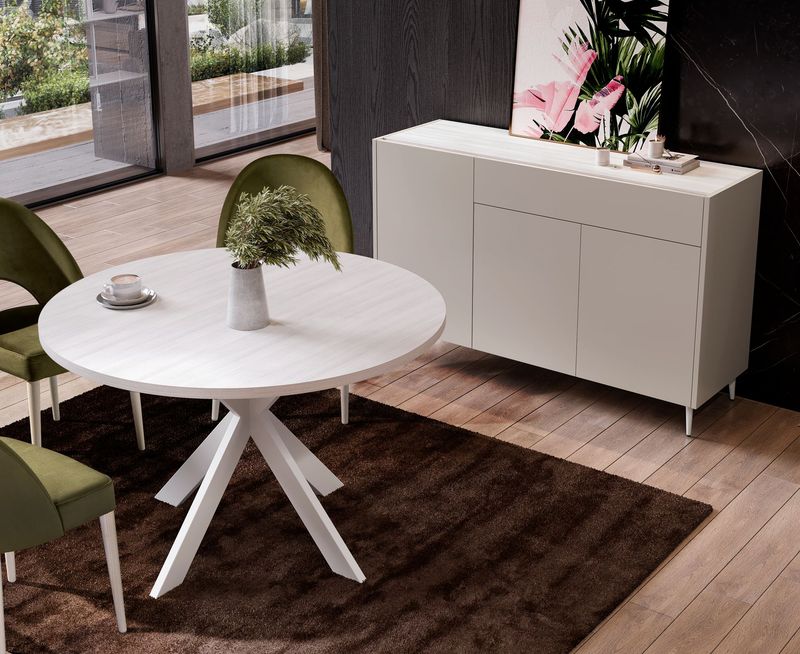 MESA JANTAR REDONDA FIXA AQUA