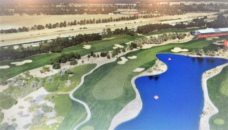 Abu Dhabi Golf Club  - Garden Course   - 9 Loch  Platz - Flutlicht